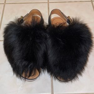 Ugg fur sandals